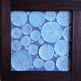 Ceramic Design - Blue Pinwheels Mosaic