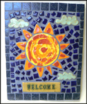 Ceramic Design - Mosaic Welcome Sign